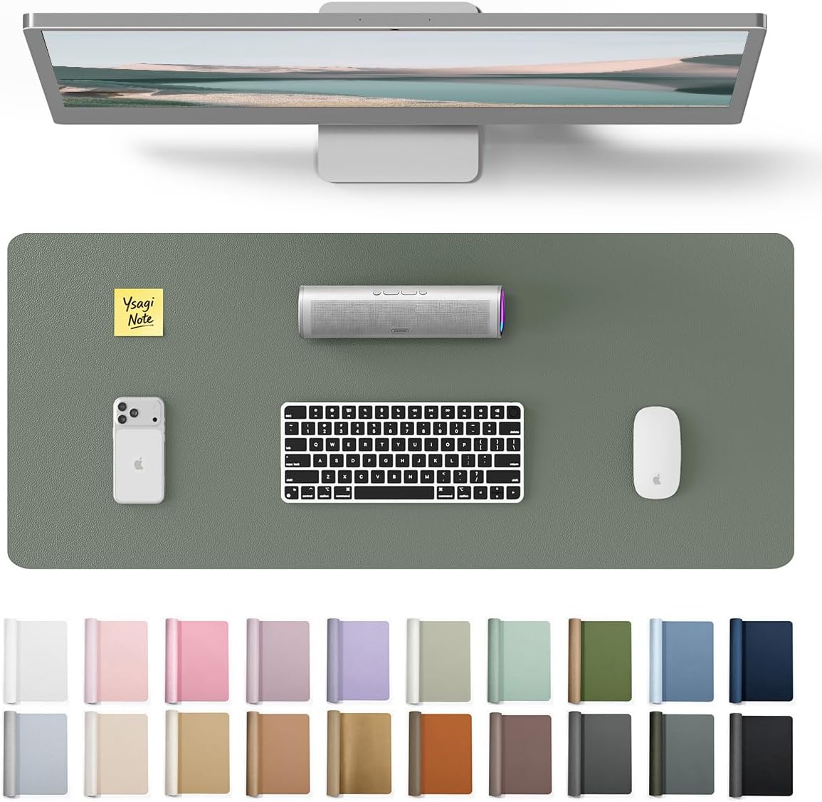 Leather Desk Pad - واقي مكتب من الجلد، لوحة ماوس