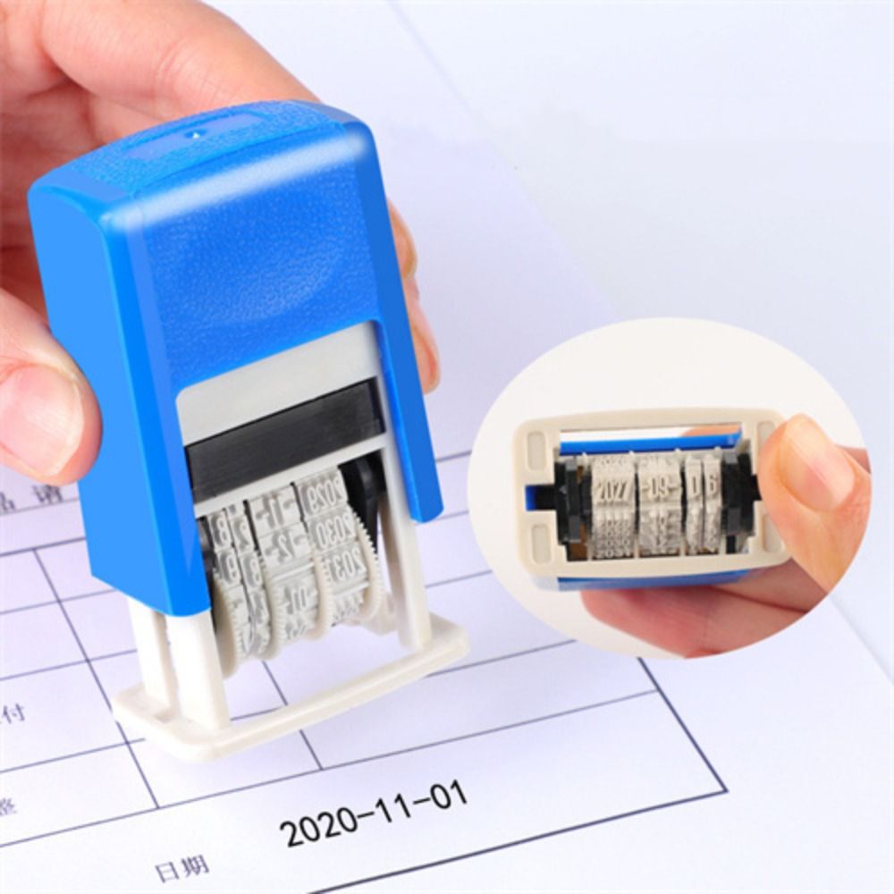 Rubber Date Stamp - DIY مقبض تاريخ الحساب Stamps ختم