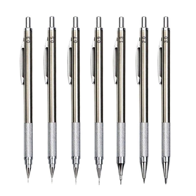 Mechanical Pencil 0.3 - قلم رصاص ميكانيكي معدني بالكامل ،