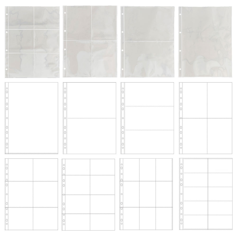 Binder A4 Lever - A4 واضح 10 قطعة ألبوم صور