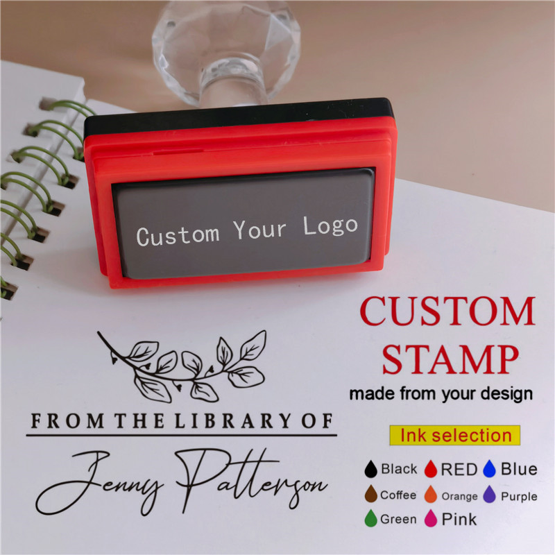 Rubber Date Stamp - ختم ذاتي التحبير بشعار مخصص، ختم
