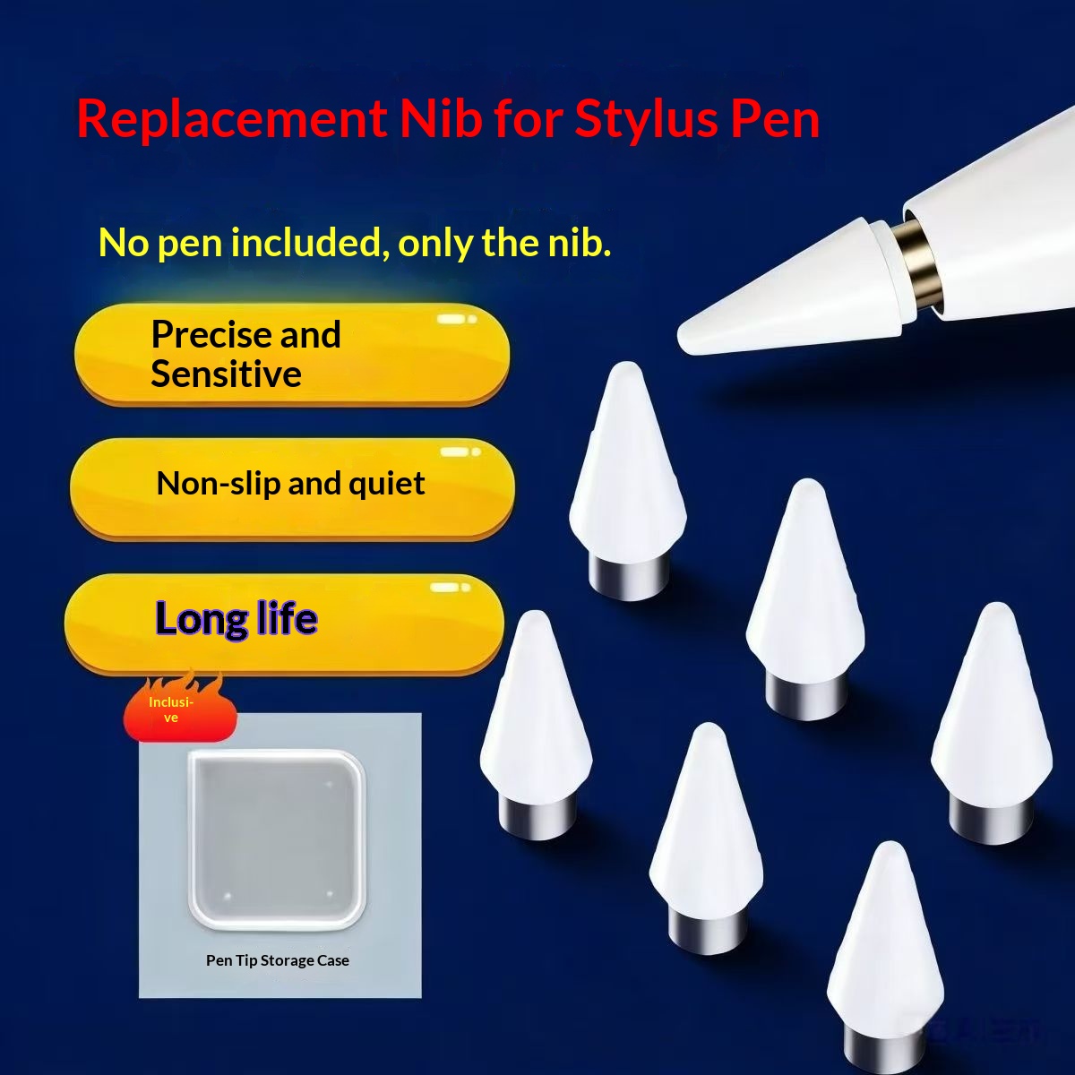 Correction Pen Fine - رأس قلم بديل للأقلام السعوية، مقاوم