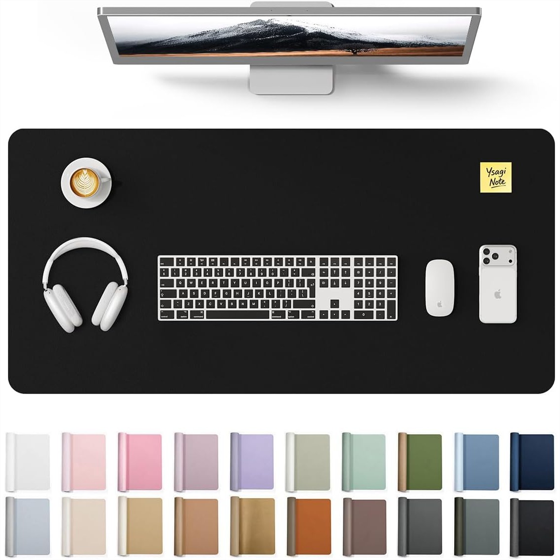 واقي مكتب كبير من الجلد الصناع - مراجعة Leather Desk Pad وسعره