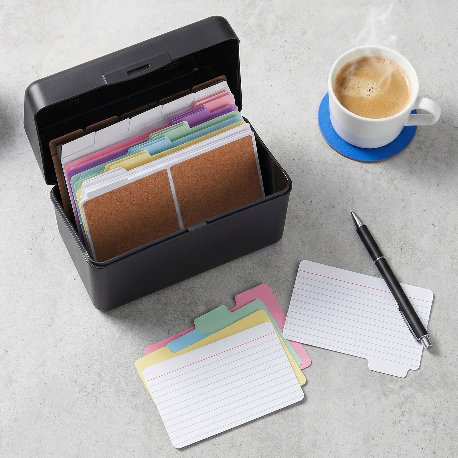 مجموعتان من صناديق تخزين البطا - مراجعة Card Index Box وسعره