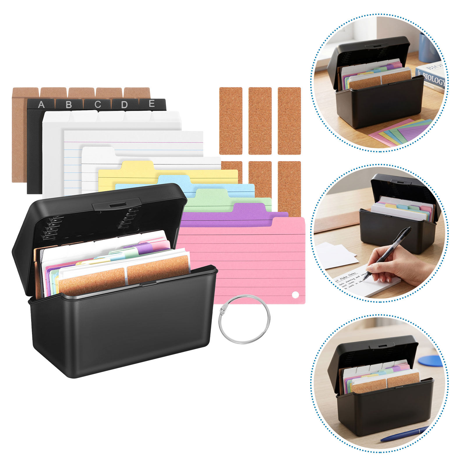 مجموعتان من صناديق تخزين البطا - مراجعة Card Index Box وسعره