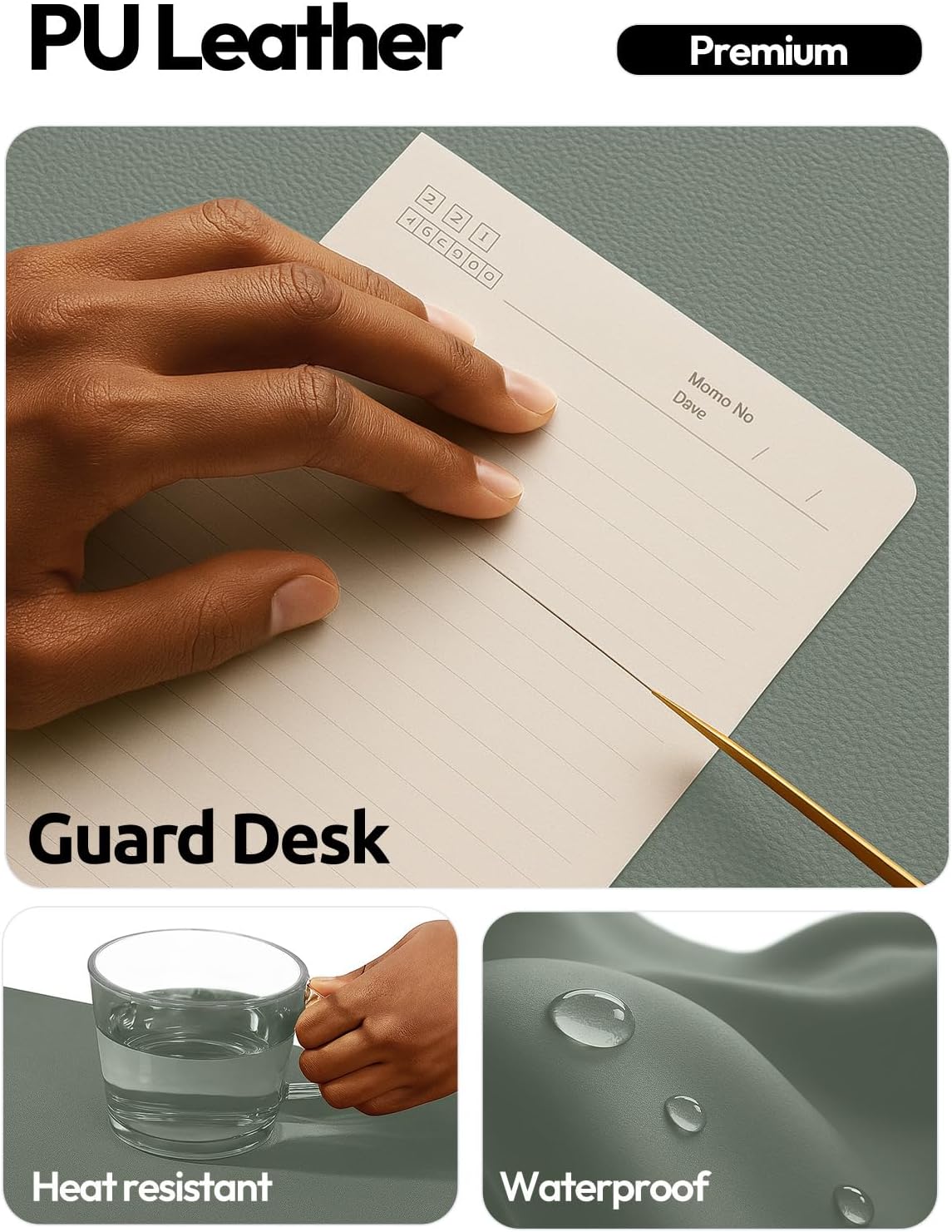 واقي مكتب من الجلد، لوحة ماوس  - مراجعة Leather Desk Pad وسعره