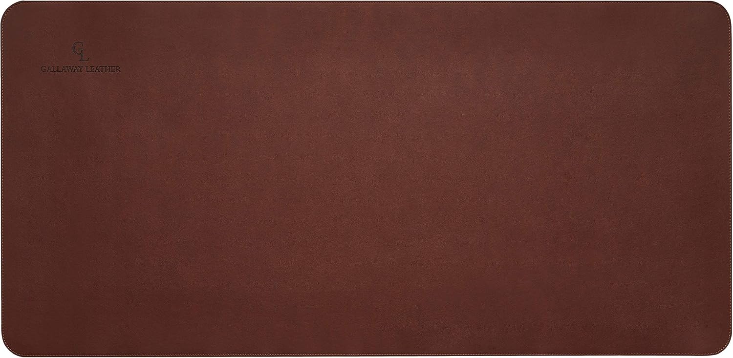 سجادة مكتب كبيرة من الجلد الصن - مراجعة Leather Desk Pad وسعره