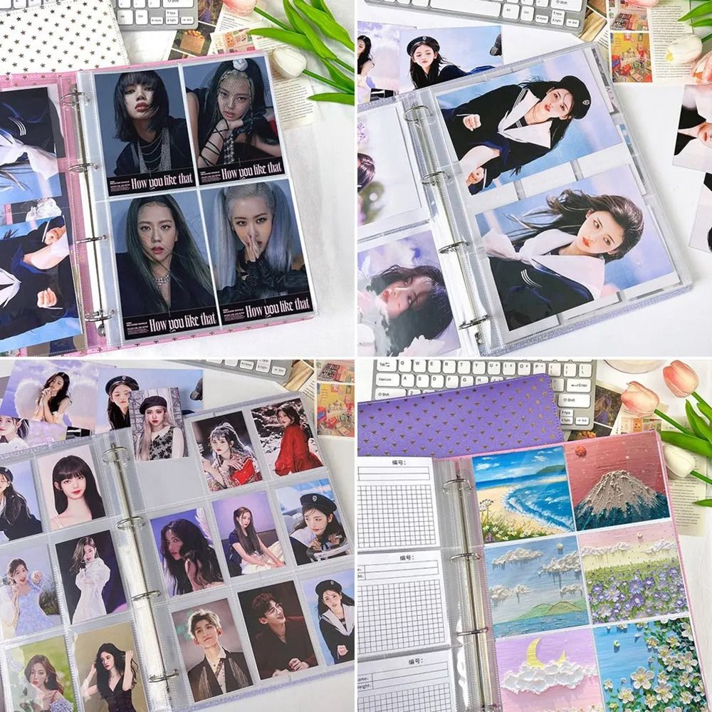 10 قطعة A4 Kpop الموثق ورقة جي - مراجعة Card Index Box وسعره