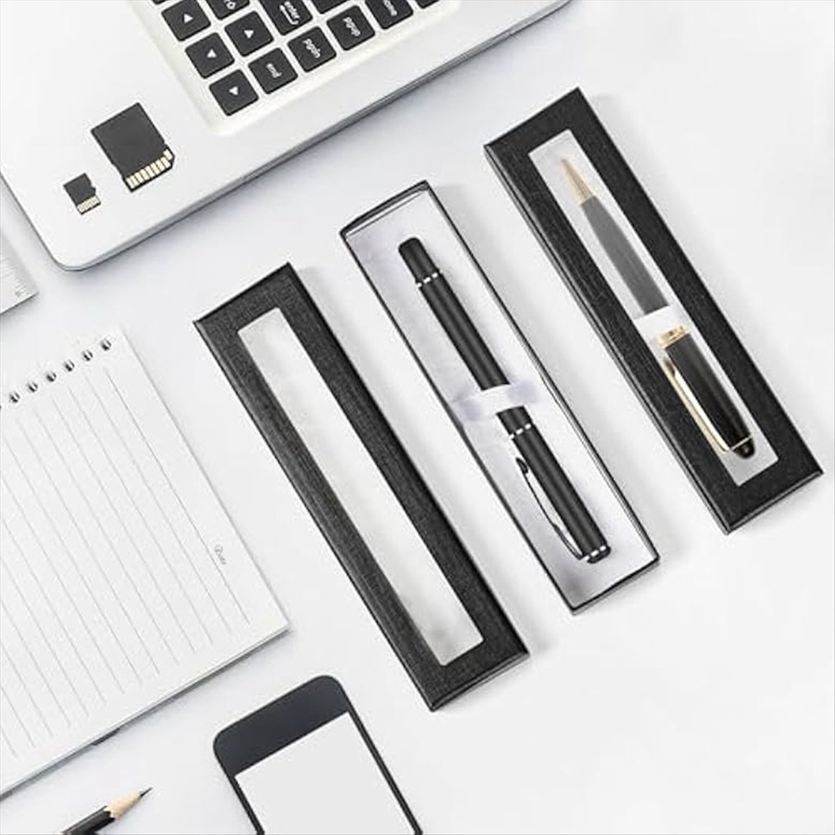 علب هدايا أقلام فارغة بغطاء شف - مراجعة Pen Rest Single وسعره