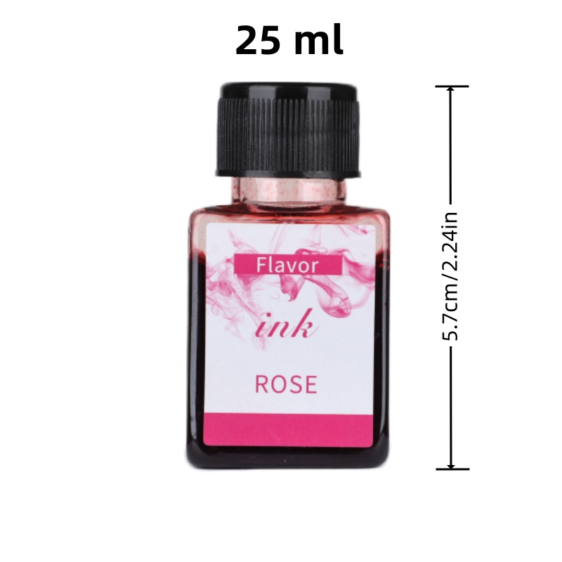 حبر أقلام حبرية بـ 12 لونًا، 2 - مراجعة Fountain Pen Bottled Ink وسعره