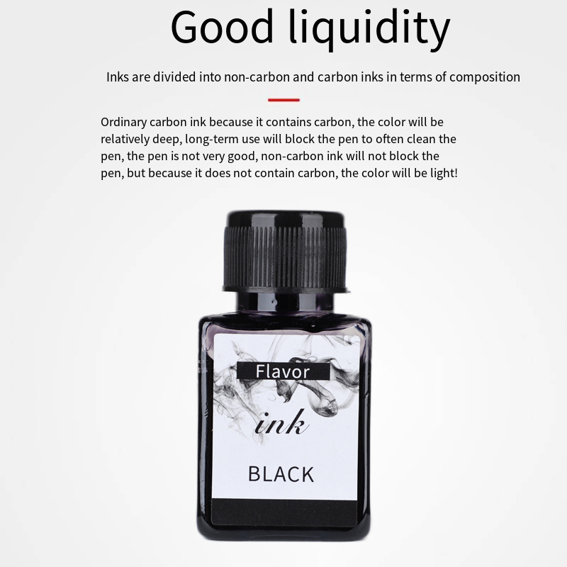 حبر أقلام حبرية بـ 12 لونًا، 2 - مراجعة Fountain Pen Bottled Ink وسعره