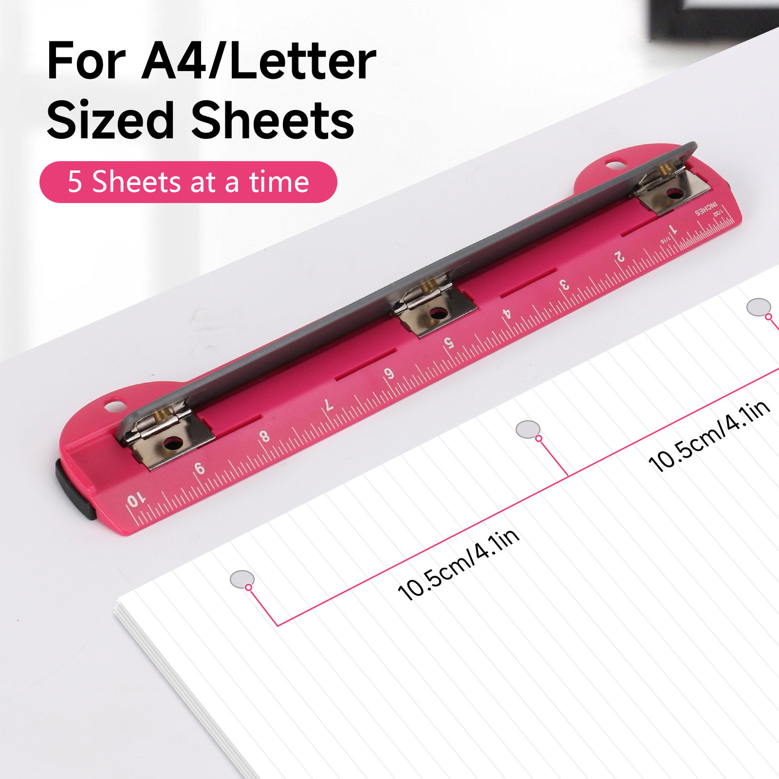 ثقب EAGLE ذو 3 فتحات لخرامة ال - مراجعة Binder A4 Lever وسعره