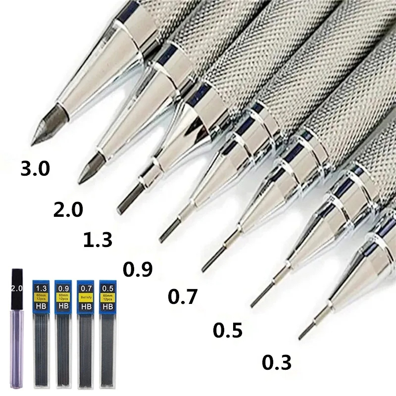 قلم رصاص ميكانيكي معدني 0.3 0. - مراجعة Mechanical Pencil 0.3 وسعره