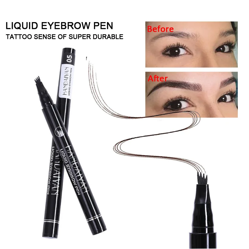 قلم حواجب Microblading 4D مع 4 - مراجعة Correction Pen Fine وسعره