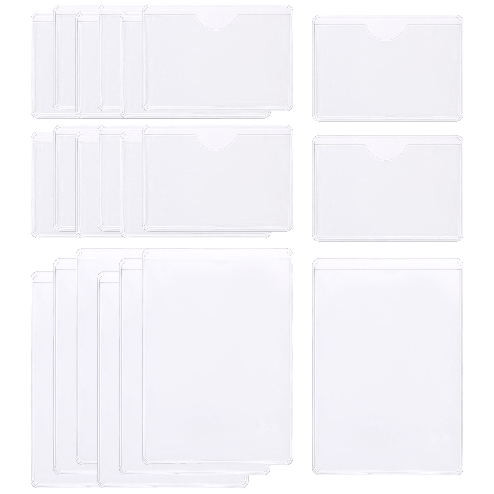 50 قطعة من جيوب البطاقات اللاص - مراجعة Card Index Box وسعره