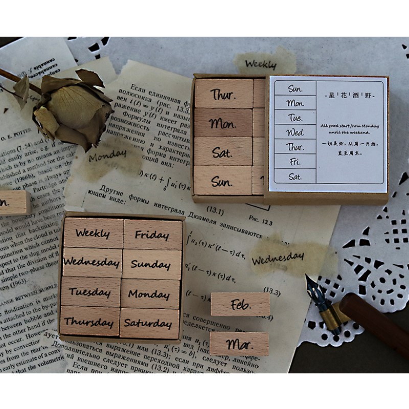 الأرقام العربية يوم شهر التقوي - مراجعة Rubber Date Stamp وسعره